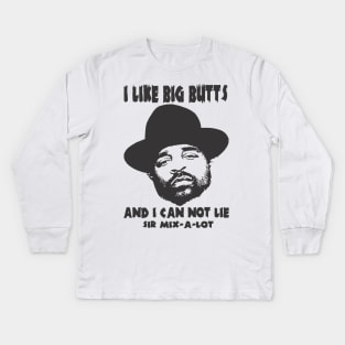 Sir Mix Alot "I Like Big Butts" Kids Long Sleeve T-Shirt